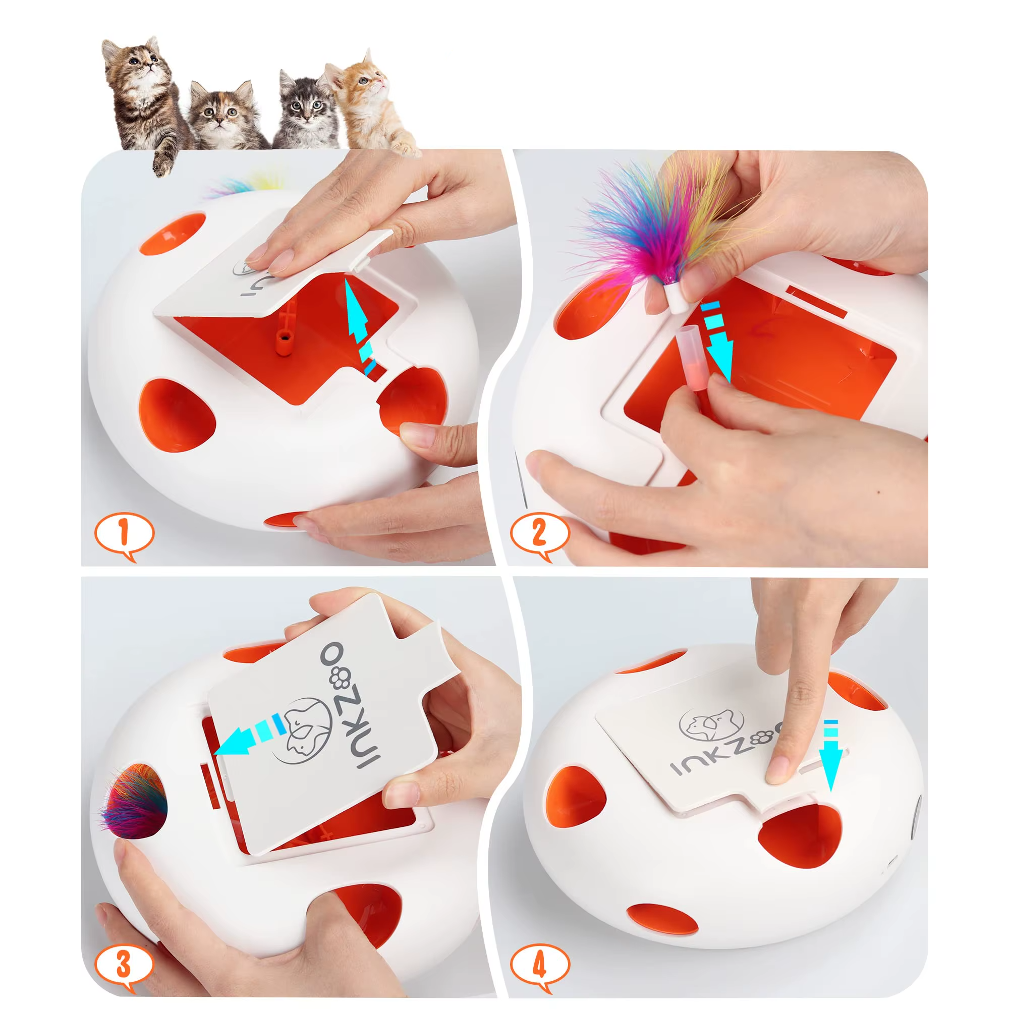 Brinquedo Automático para Gatos com Frete Grátis